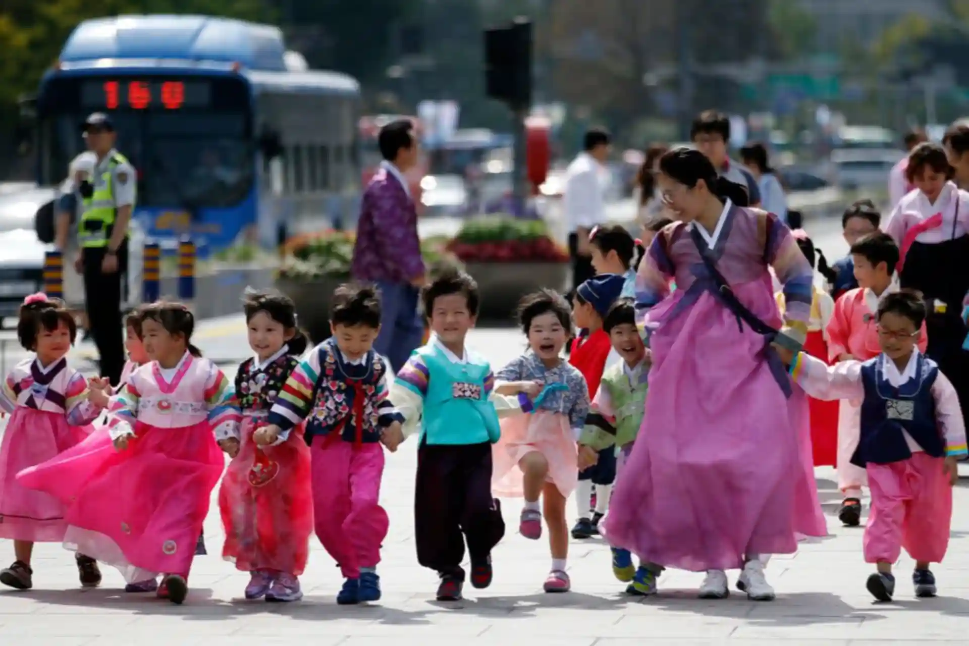 The South Korean company is offering its employees 100 million won for each child