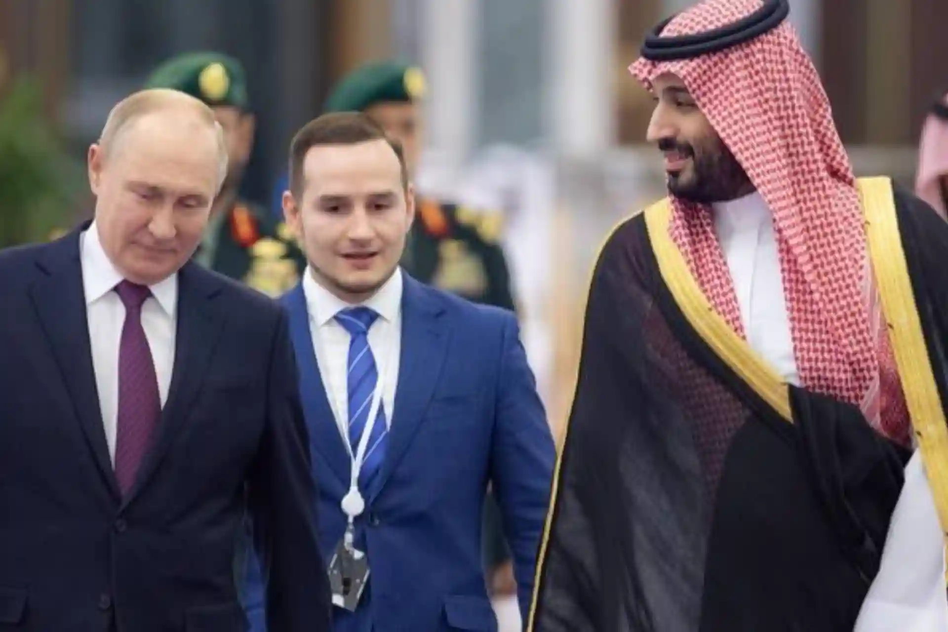 What was discussed during Putin's "blitz tour" to the UAE and Saudi Arabia?