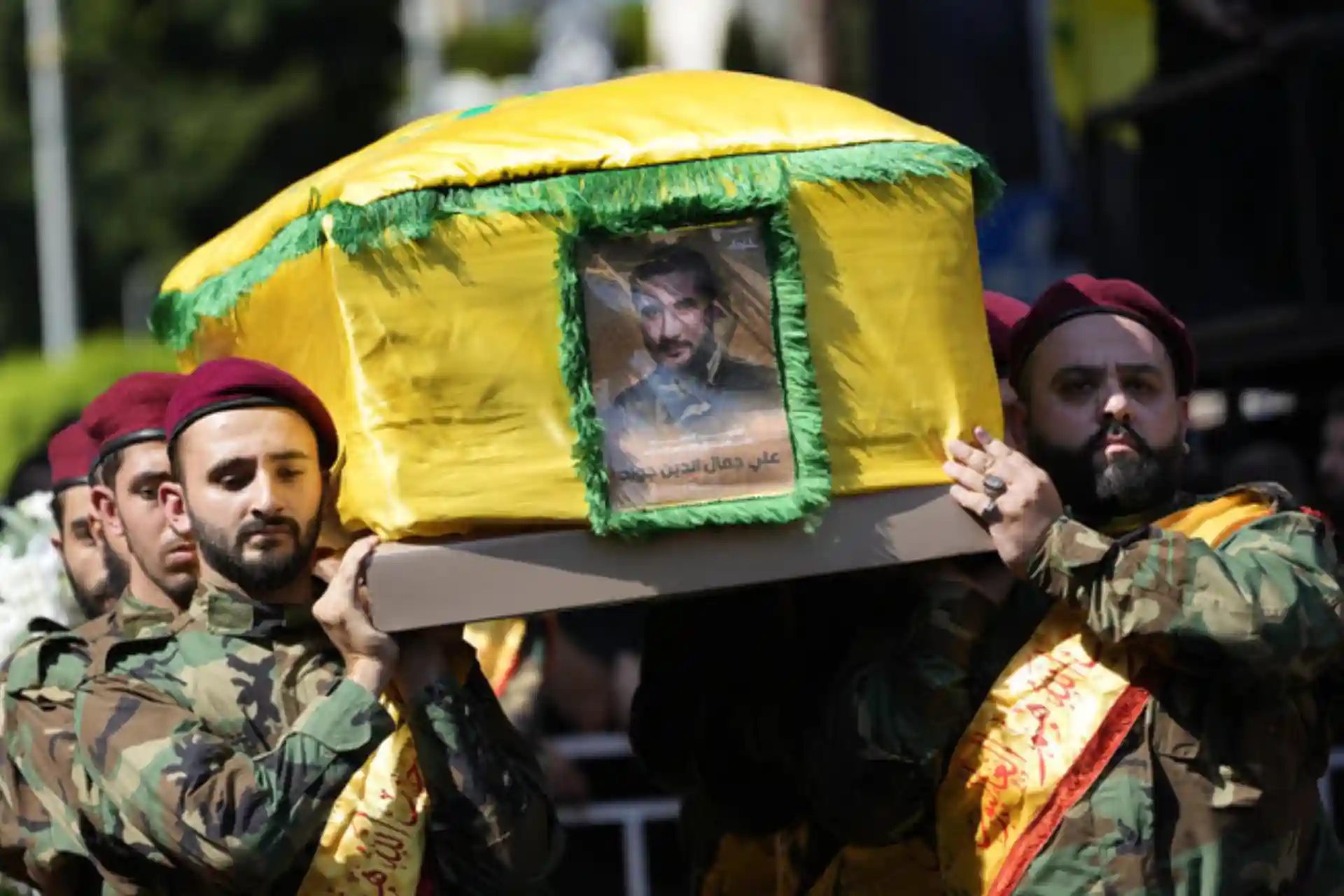 Five Hezbollah members were killed in an Israeli vacuum bomb attack