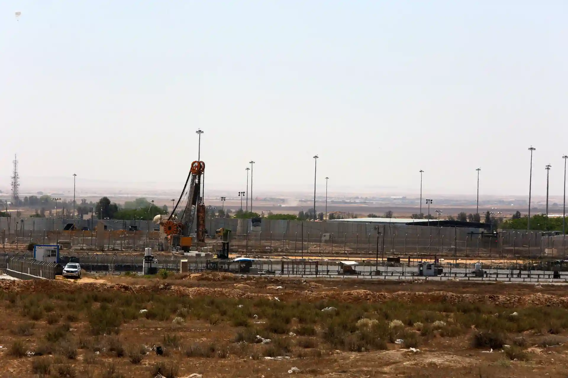 Another checkpoint was temporarily opened on the Gaza-Egypt border