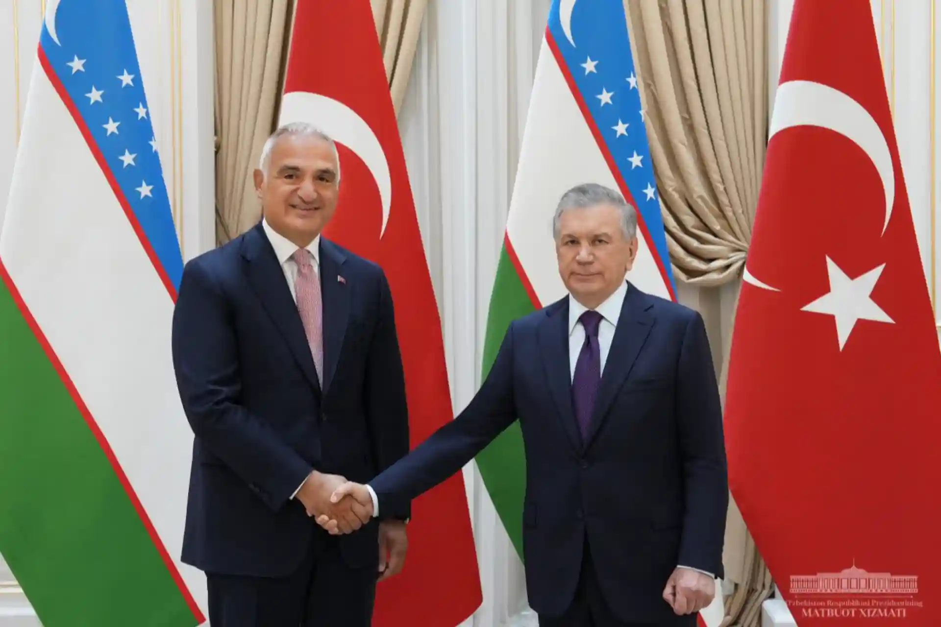 The President of Uzbekistan received the Minister of Culture of Turkey