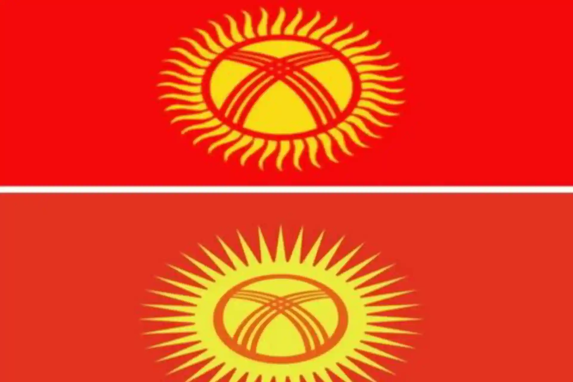 The design of the flag of Kyrgyzstan has been changed: instead of "sunflower" there will be "sun".