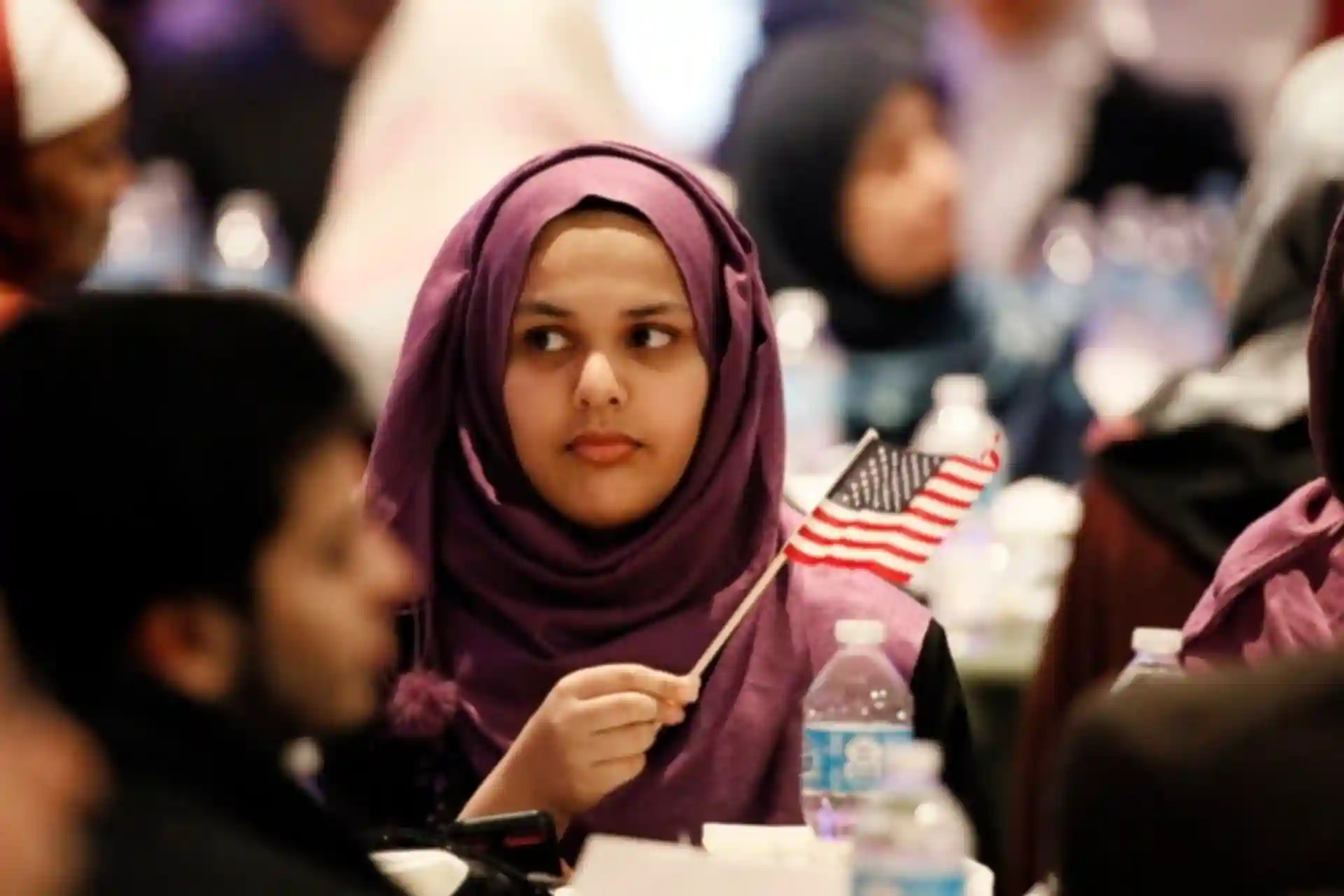 How do Muslims who have achieved the "American dream" preserve their values?