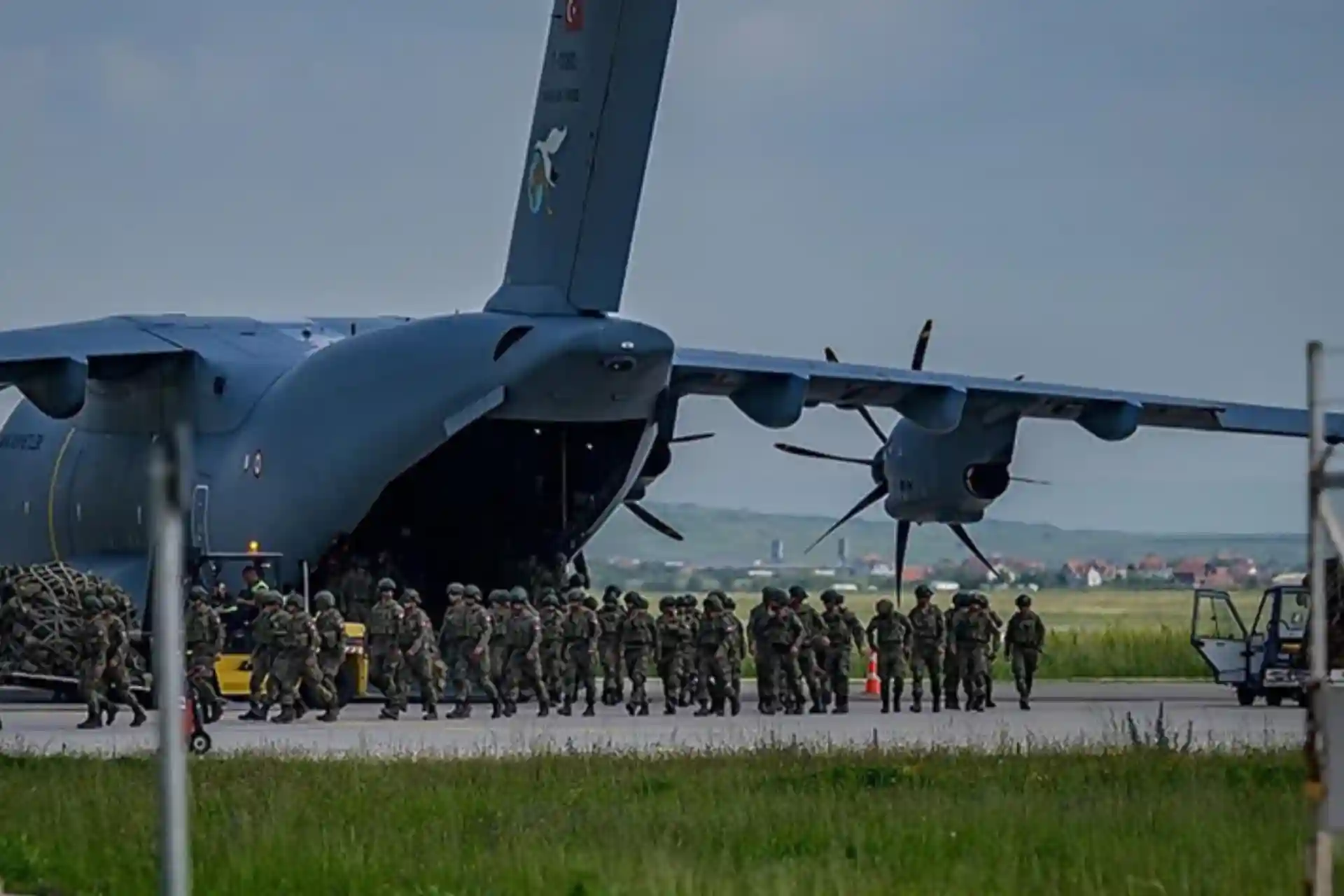 Transfer of the Turkish reserve battalion appointed by NATO to Kosovo has been completed