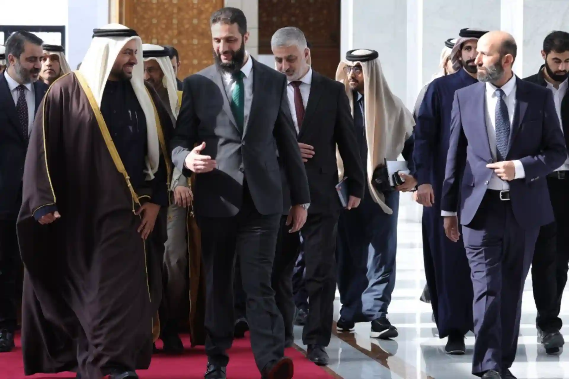 Qatar, Jordan, and Saudi Arabia hold talks with Syria's new administration