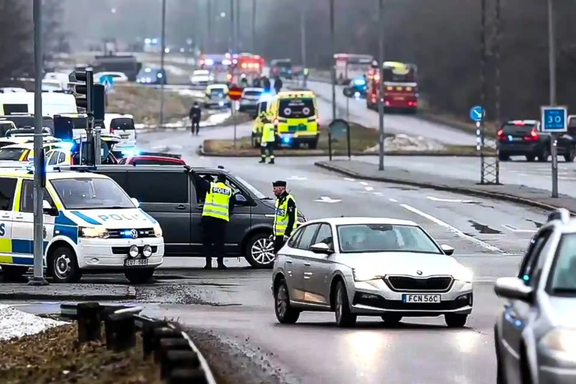 Gun attack on school in Sweden