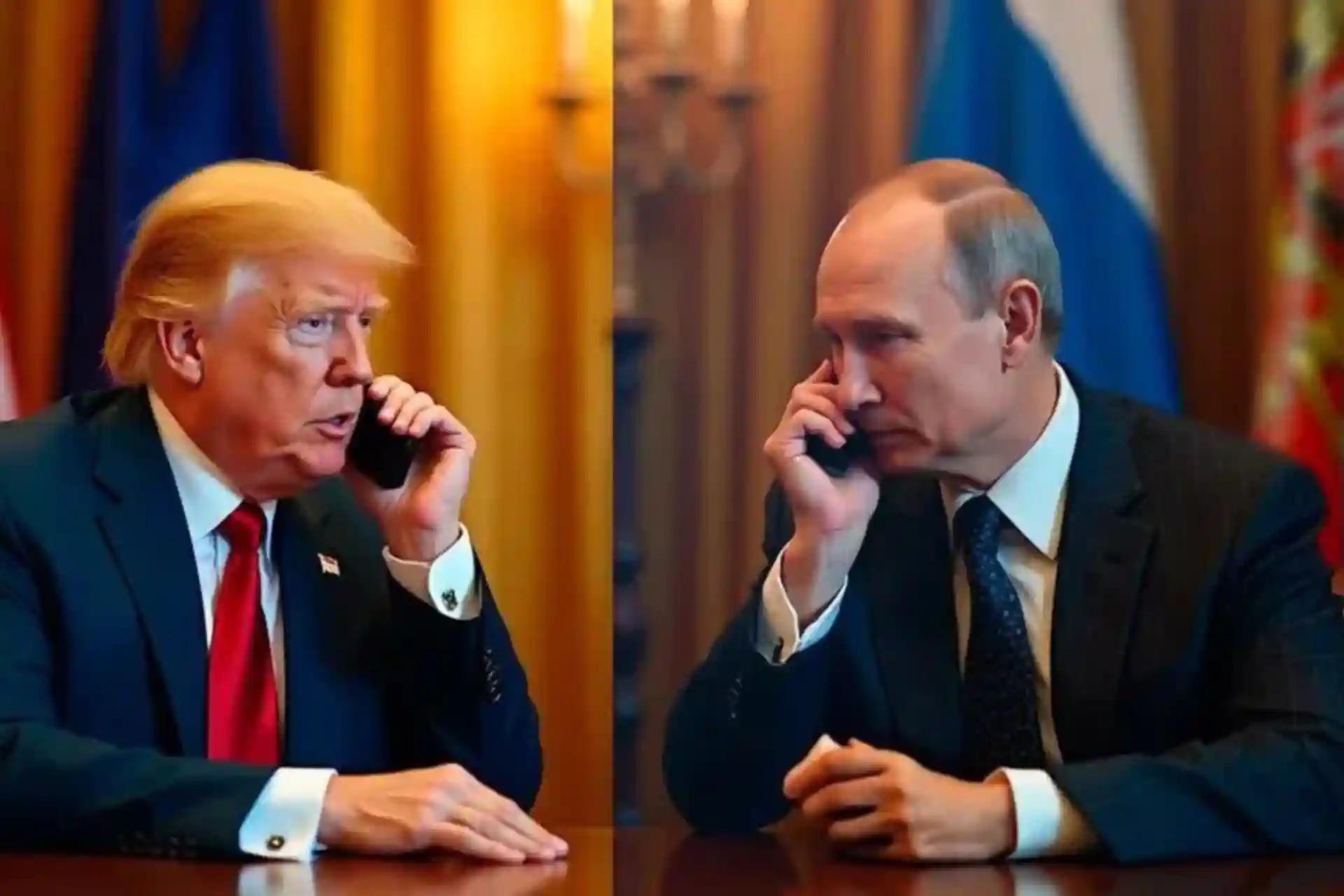 Трамп ва Путин телефон орқали Украина можаросини ҳал этиш бўйича келишиб олди