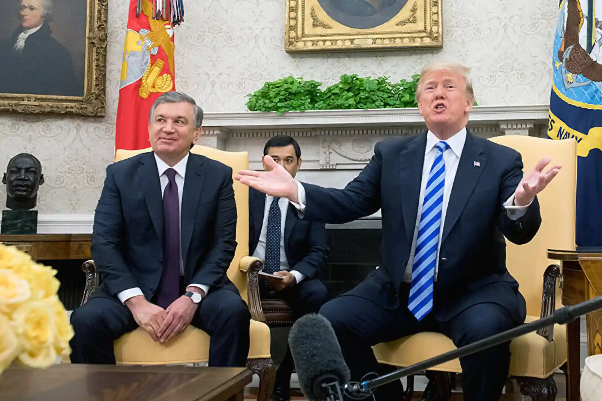 Трамп маъмурияти Шавкат Мирзиёевдан миннатдор бўлди