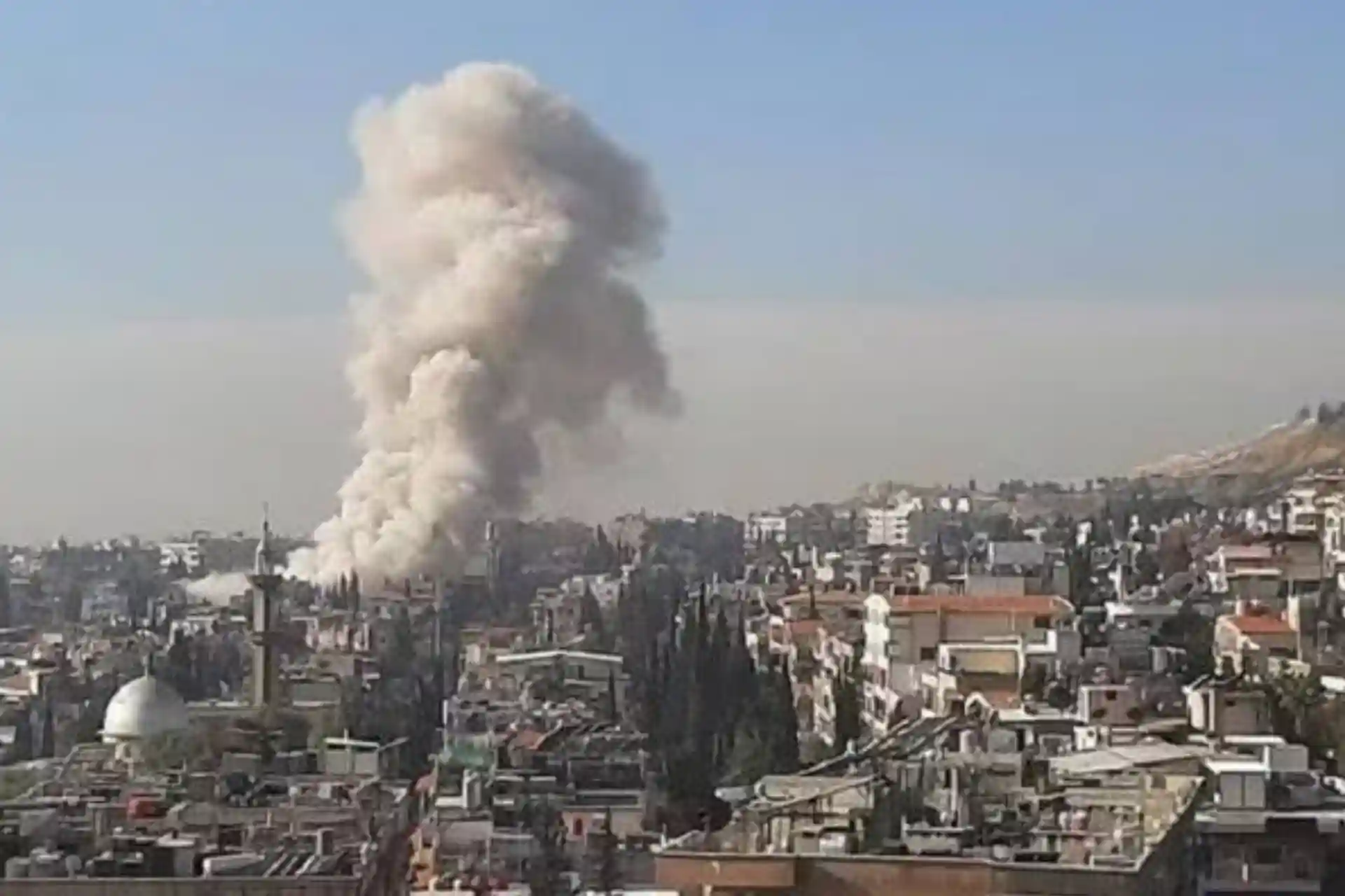 Israel strikes Damascus