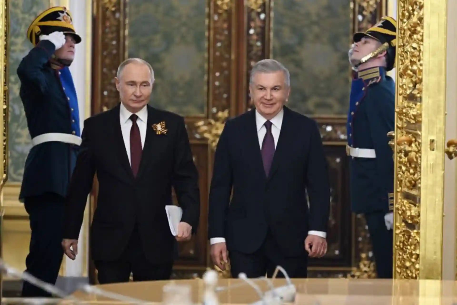 Mirziyoyev and Putin met in Moscow