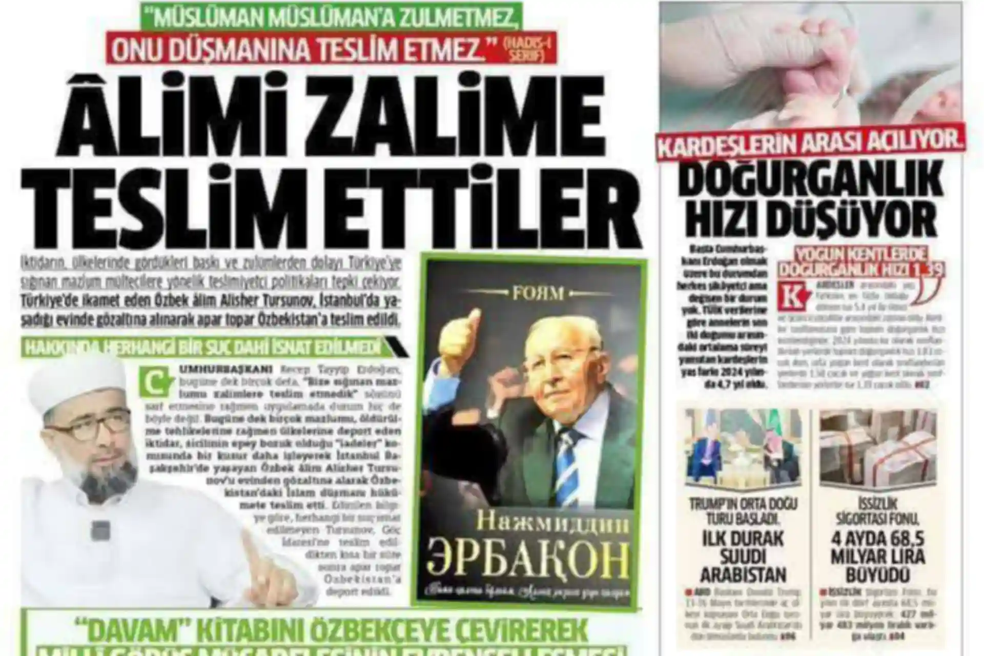 Mubashshir Ahmed's extradition from Turkey to Uzbekistan has sparked widespread discussion in the Turkish public.