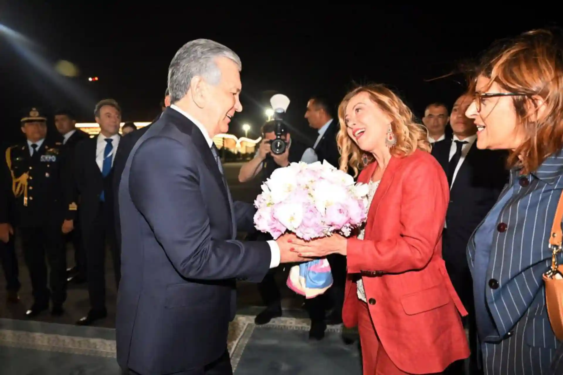 Italian Prime Minister arrives in Samarkand