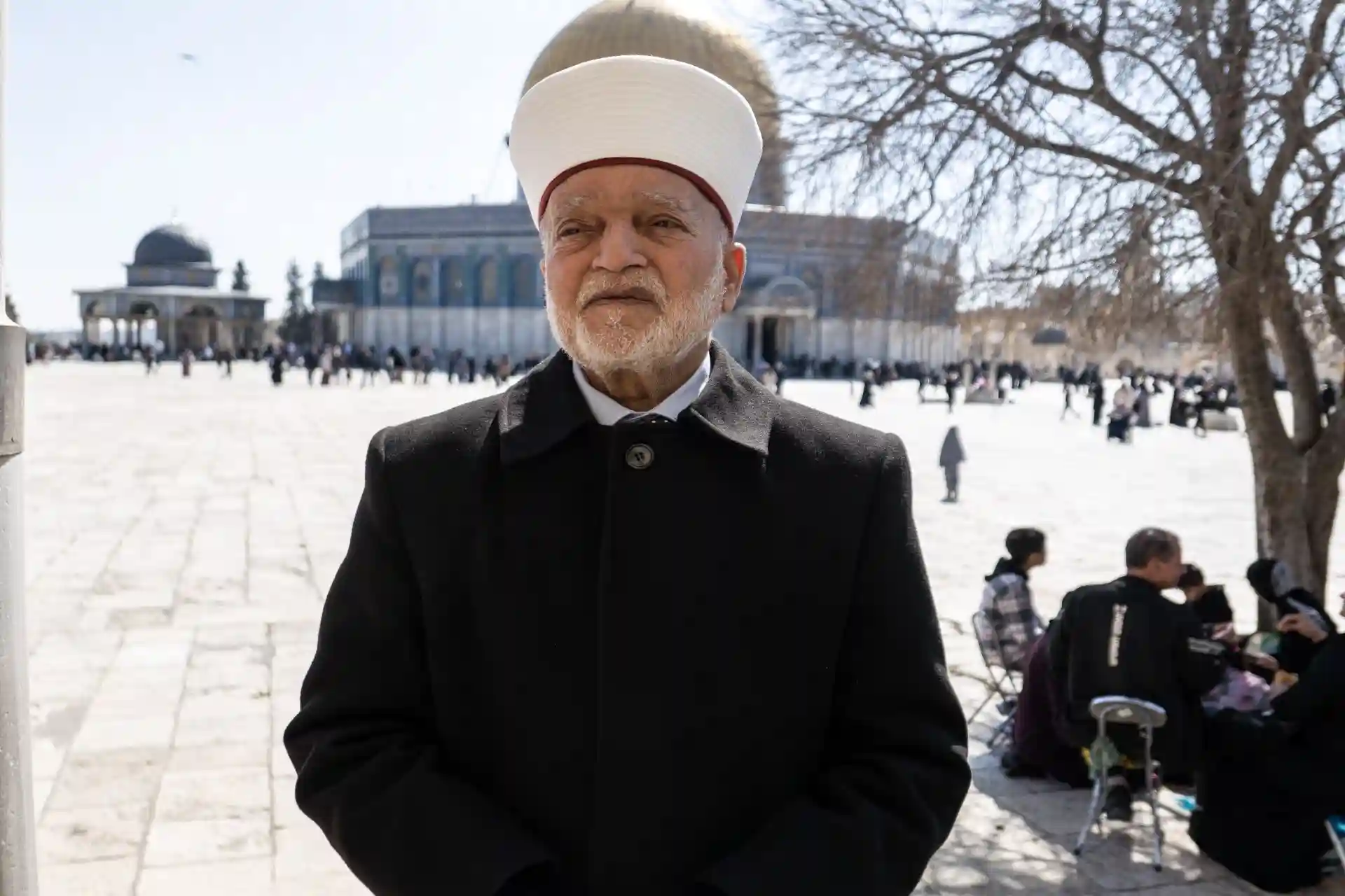 Sionistlar Al-Aqso masjidida Falastin bosh muftiysini hibsga oldi
