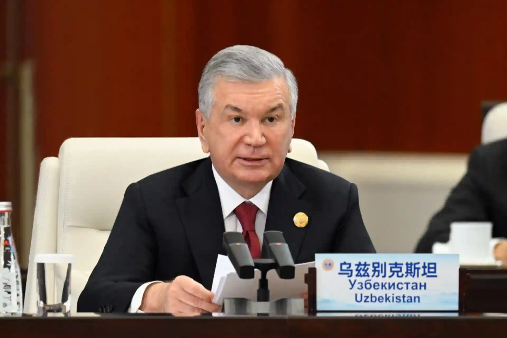 Mirziyoyev expressed his support for expanding the SCO